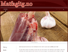 Tablet Screenshot of matfaglig.no